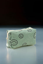 Load image into Gallery viewer, Smiley Face Corduroy Cosmetic Pouch
