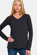 Load image into Gallery viewer, V-Neck Long Sleeve T-Shirt
