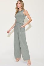 Load image into Gallery viewer, Ribbed Tank and Wide Leg Pants Set
