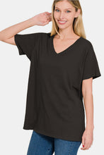 Load image into Gallery viewer, V-Neck Short Sleeve T-Shirt
