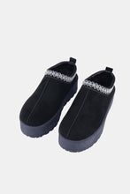 Load image into Gallery viewer, Platform Embroidered Trim Slip-On Boots
