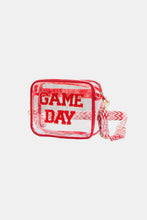 Load image into Gallery viewer, GAME DAY Stadium Approved Transparent Crossbody Bag
