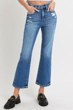 Load image into Gallery viewer, RISEN Tummy Control High Rise Crop Bootcut Jeans
