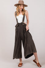 Load image into Gallery viewer, Wide Strap Wide Leg Overalls
