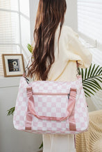Load image into Gallery viewer, Checkered Multi-Pocket Travel Bag
