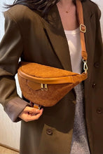 Load image into Gallery viewer, Corduroy Crossbody Bag with Removable Strap
