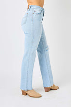 Load image into Gallery viewer, Judy Blue High Waist Distressed Straight Jeans
