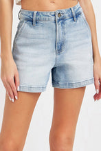 Load image into Gallery viewer, Risen High Rise Denim Shorts
