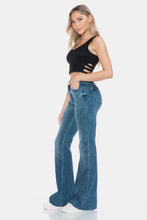 Load image into Gallery viewer, Judy Blue Tummy Control Cut Hem Flare Jeans
