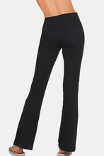 Load image into Gallery viewer, High Waist Wide Waistband Bootcut Active Pants
