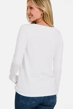 Load image into Gallery viewer, V-Neck Long Sleeve T-Shirt
