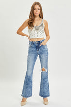 Load image into Gallery viewer, RISEN High Rise Distressed Flare Jeans
