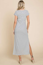 Load image into Gallery viewer, Striped Twisted Detail Dress
