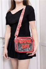 Load image into Gallery viewer, GAME DAY Stadium Approved Transparent Crossbody Bag
