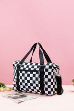Load image into Gallery viewer, Checkered Multi-Pocket Travel Bag
