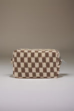 Load image into Gallery viewer, Checkered Pattern Knitted Cosmetic Pouch
