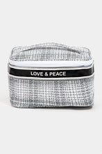 Load image into Gallery viewer, Love &amp; Peace Striped Handle Bag
