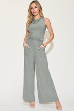 Load image into Gallery viewer, Ribbed Tank and Wide Leg Pants Set
