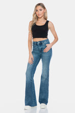 Load image into Gallery viewer, Judy Blue Tummy Control Cut Hem Flare Jeans
