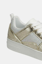 Load image into Gallery viewer, Rhinestone Platform Flat Sneakers
