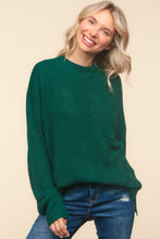 Load image into Gallery viewer, Mock Neck Side Slit Knit Top
