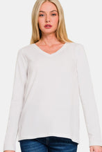 Load image into Gallery viewer, V-Neck Long Sleeve T-Shirt
