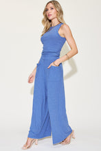 Load image into Gallery viewer, Ribbed Tank and Wide Leg Pants Set
