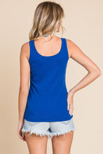 Load image into Gallery viewer, Ribbed Scoop Neck Tank
