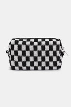 Load image into Gallery viewer, Checkered Pattern Knitted Cosmetic Pouch
