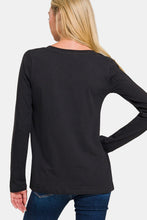 Load image into Gallery viewer, V-Neck Long Sleeve T-Shirt
