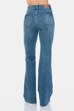 Load image into Gallery viewer, Judy Blue Tummy Control Cut Hem Flare Jeans
