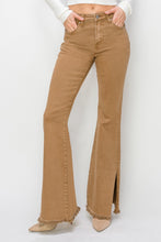 Load image into Gallery viewer, RISEN Bailey High Waist Side Slit Flare Jeans
