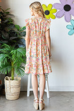 Load image into Gallery viewer, Floral Ruffled V-Neck Dress
