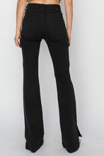 Load image into Gallery viewer, RISEN High Rise Side Slit Cargo Bootcut Jeans
