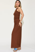 Load image into Gallery viewer, Ribbed Tank and Wide Leg Pants Set
