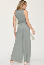 Load image into Gallery viewer, Ribbed Tank and Wide Leg Pants Set
