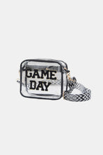 Load image into Gallery viewer, GAME DAY Stadium Approved Transparent Crossbody Bag
