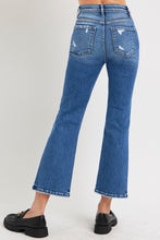 Load image into Gallery viewer, RISEN Tummy Control High Rise Crop Bootcut Jeans
