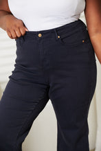 Load image into Gallery viewer, Judy Blue High Waist Tummy Control Garment Dyed Wide Cropped Jeans
