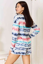 Load image into Gallery viewer, Tie-Dye Dropped Shoulder Lounge Set
