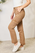 Load image into Gallery viewer, Risen High Waist Straight Jeans with Pockets
