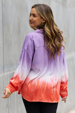 Load image into Gallery viewer, Relaxed Fit Tie-Dye Button Down Top
