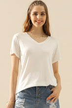 Load image into Gallery viewer, V-Neck Short Sleeve T-Shirt
