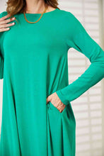 Load image into Gallery viewer, Long Sleeve Flare Dress with Pockets
