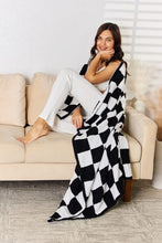 Load image into Gallery viewer, Checkered Decorative Throw Blanket
