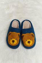 Load image into Gallery viewer, Teddy Bear Plush Slide Slippers
