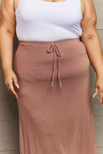 Load image into Gallery viewer, For The Day Flare Maxi Skirt in Chocolate
