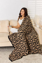 Load image into Gallery viewer, Leopard Decorative Throw Blanket
