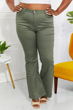 Load image into Gallery viewer, Zenana Clementine High-Rise Bootcut Jeans in Olive
