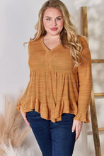 Load image into Gallery viewer, V-Neck Flounce Sleeve Blouse
